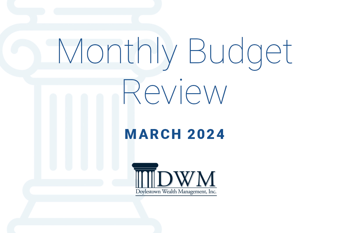Featured image for “Monthly Budget Review | March 2024”